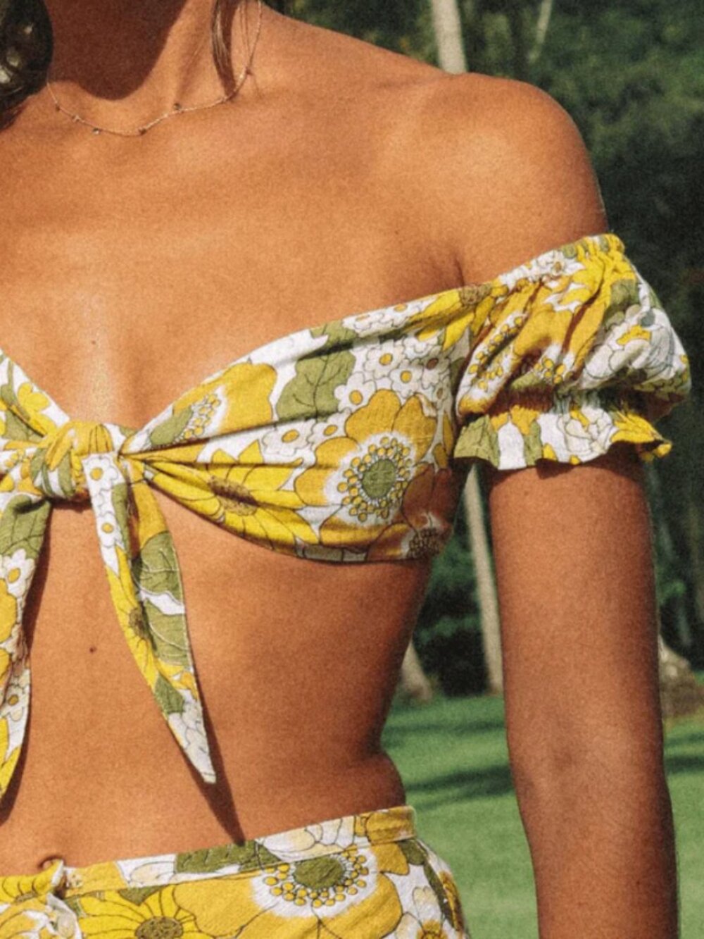 Her Pony The Label Buttercup Tie Bandeau Top